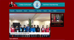 Desktop Screenshot of kadinhani.gov.tr